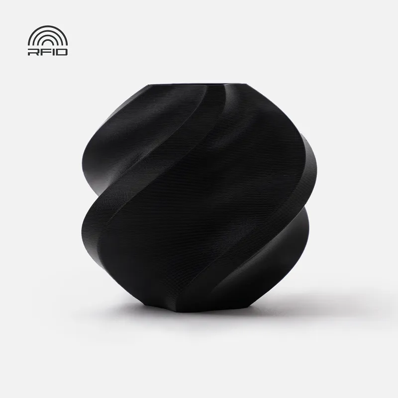 [PLABM0101] Bambu Lab PLA Basic Black(10101) Filament-1KG -1.75- Refill Pack Without Spool