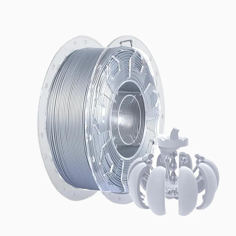 [PLACR0008] Creality CR-PLA Filament-1KG -1.75-Silver-With Spool