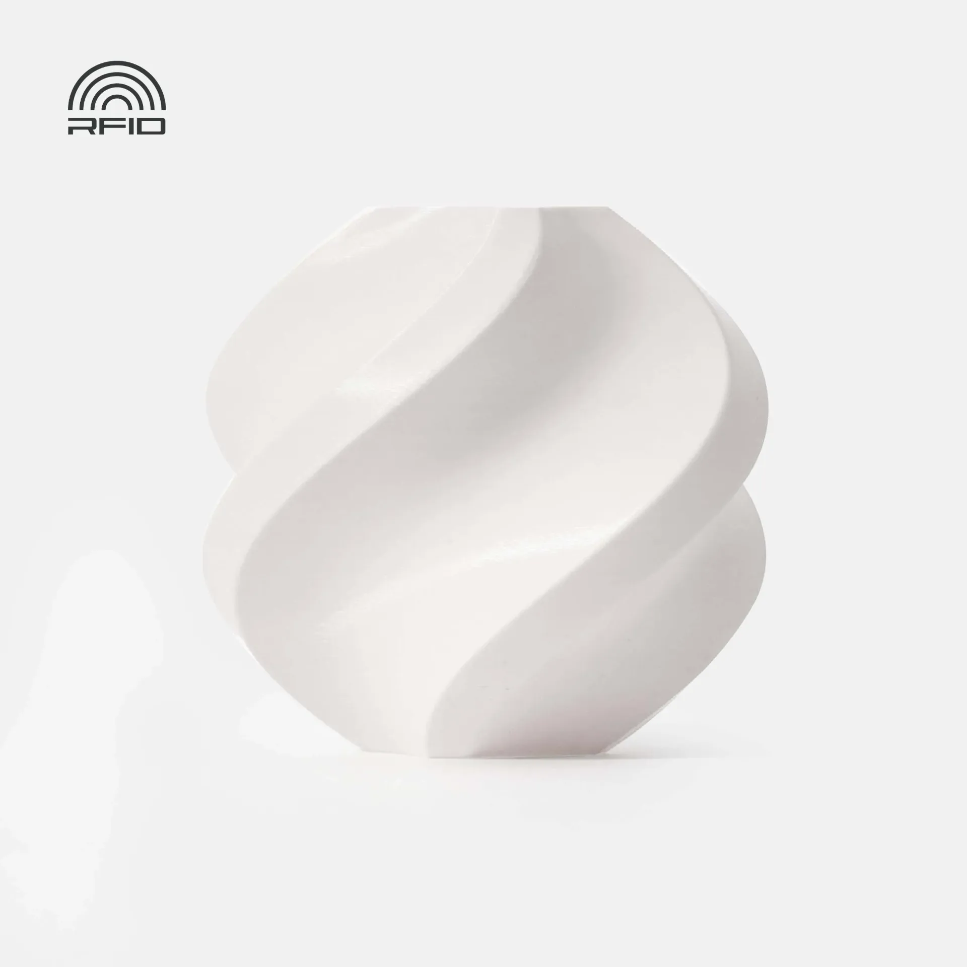 [PLABM0102] Bambu Lab PLA Basic Jade White(10100) Filament-1KG -1.75- Refill Pack Without Spool