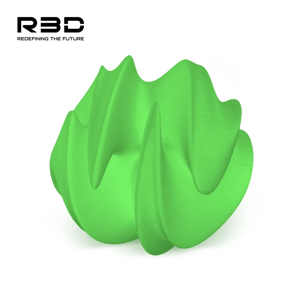 [FLRD1008] R3D PETG-eco Filament-1KG -1.75-fluorescent green-With Spool