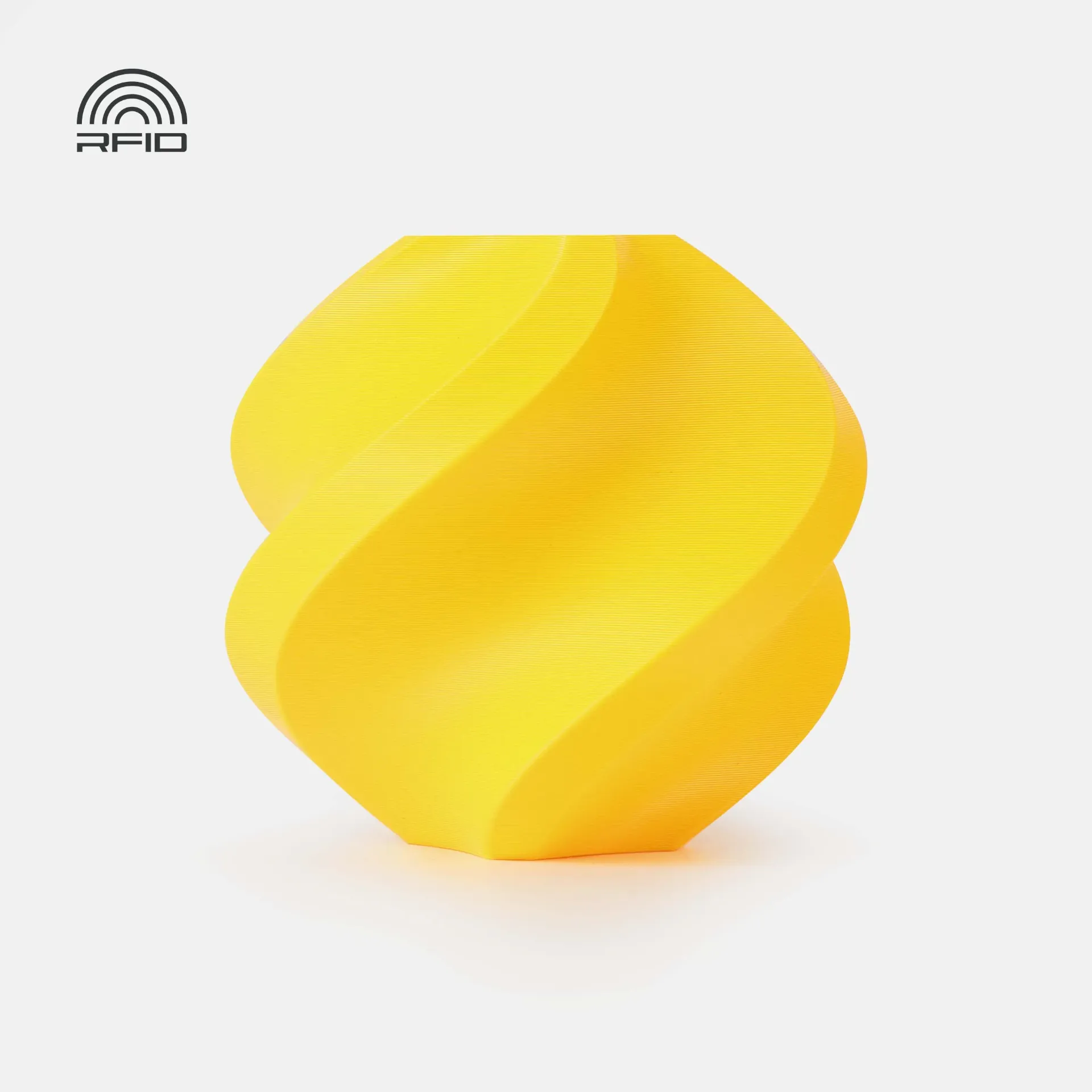 [PLABM0105] Bambu Lab PLA Basic Yellow(10400) Filament-1KG -1.75- Refill Pack Without Spool