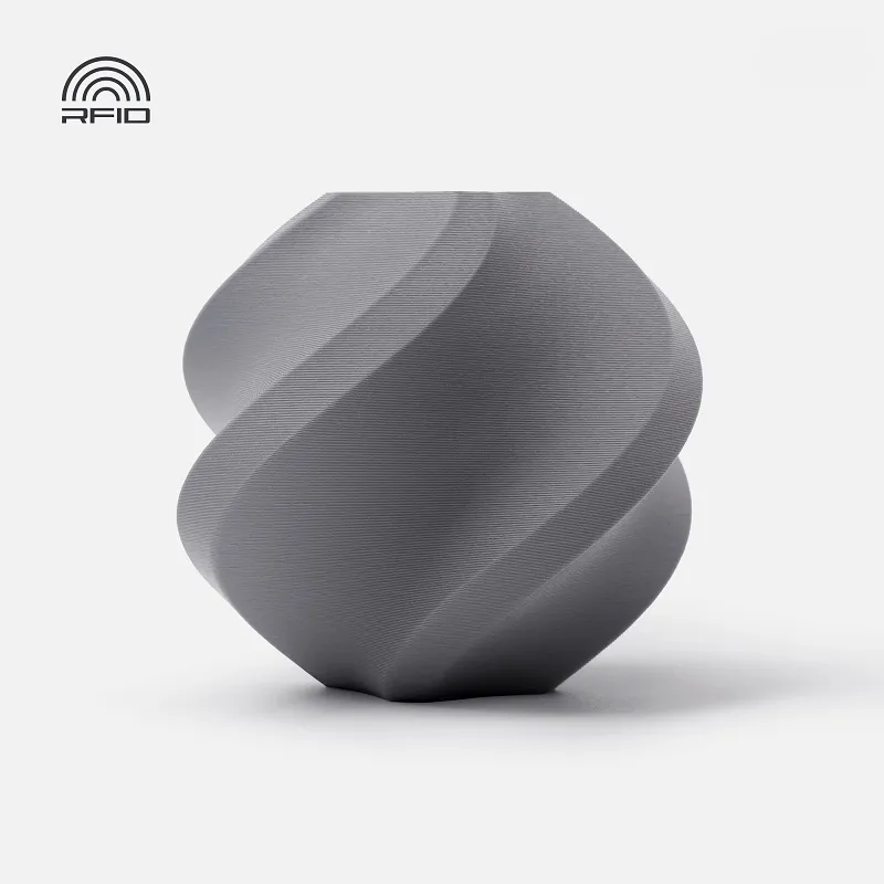 [PLABM0203] Bambu Lab PLA Matte Ash Grey(11102) Filament-1KG -1.75- with Reusable Spool