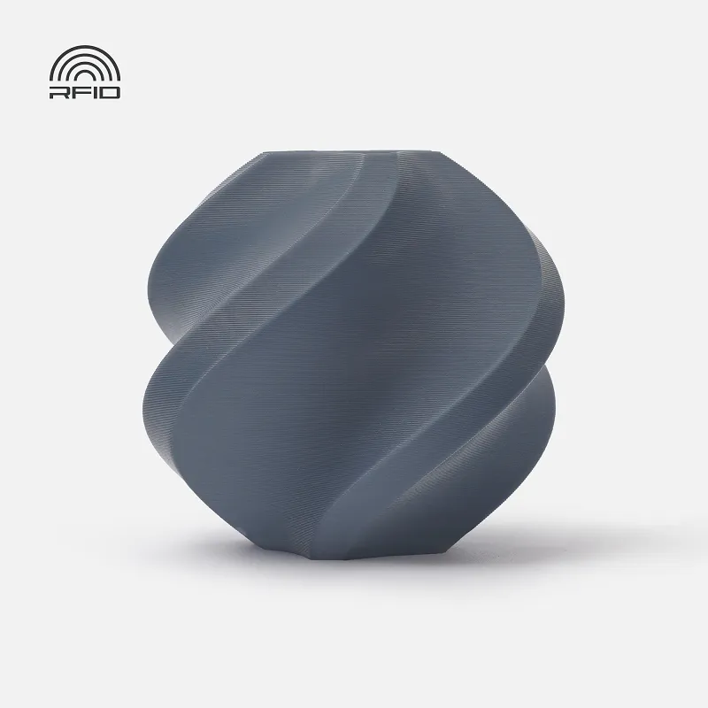 [FLBM0110] Bambu Lab PLA Basic Filament-1KG -1.75- Blue Grey(10602)-Refill Pack Without Spool