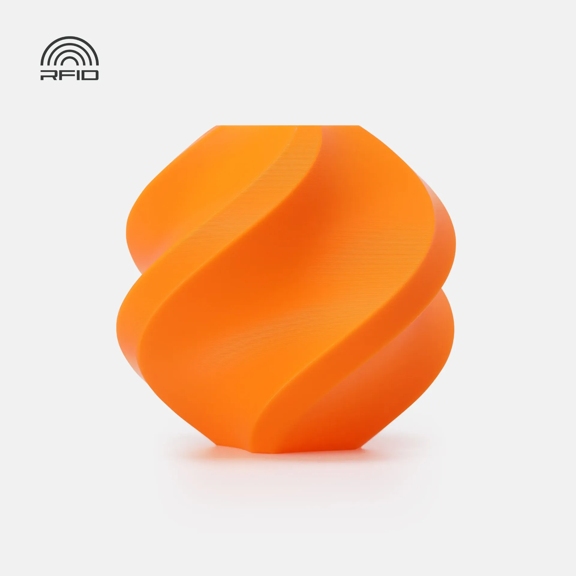 [PLABM0119] Bambu Lab PLA Basic Pumpkin Orange(10301) Filament-1KG -1.75- Refill Pack Without Spool
