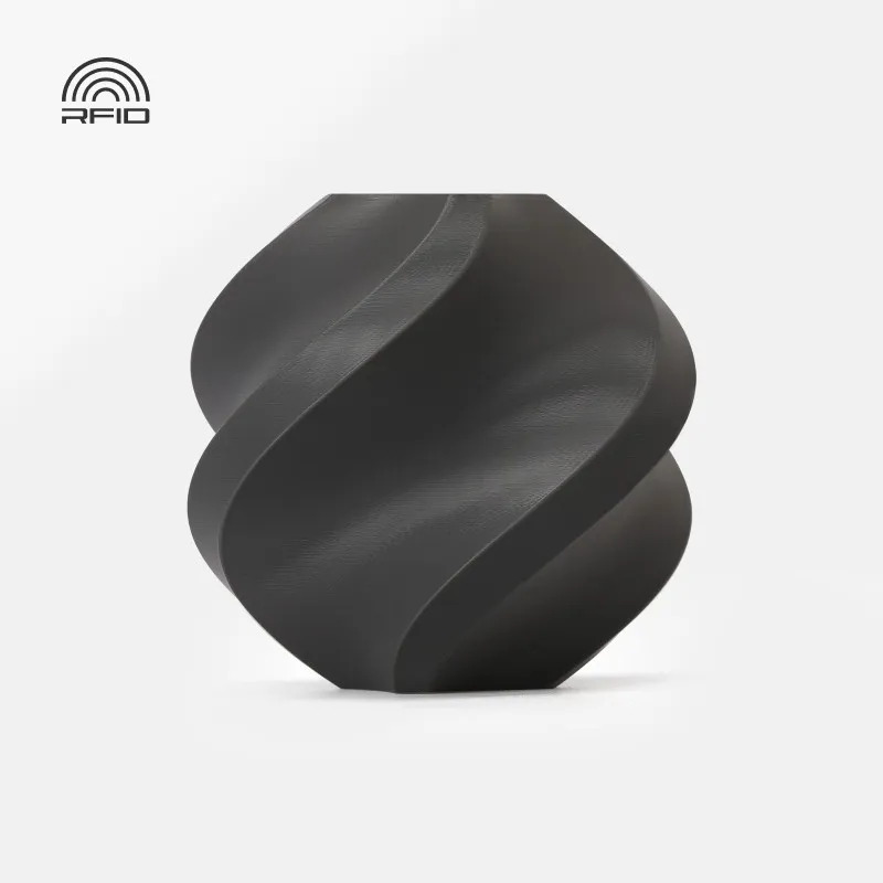 [FLBM0126] Bambu Lab PLA Basic Filament-1KG -1.75- Dark Gray(10105)-Refill Pack Without Spool