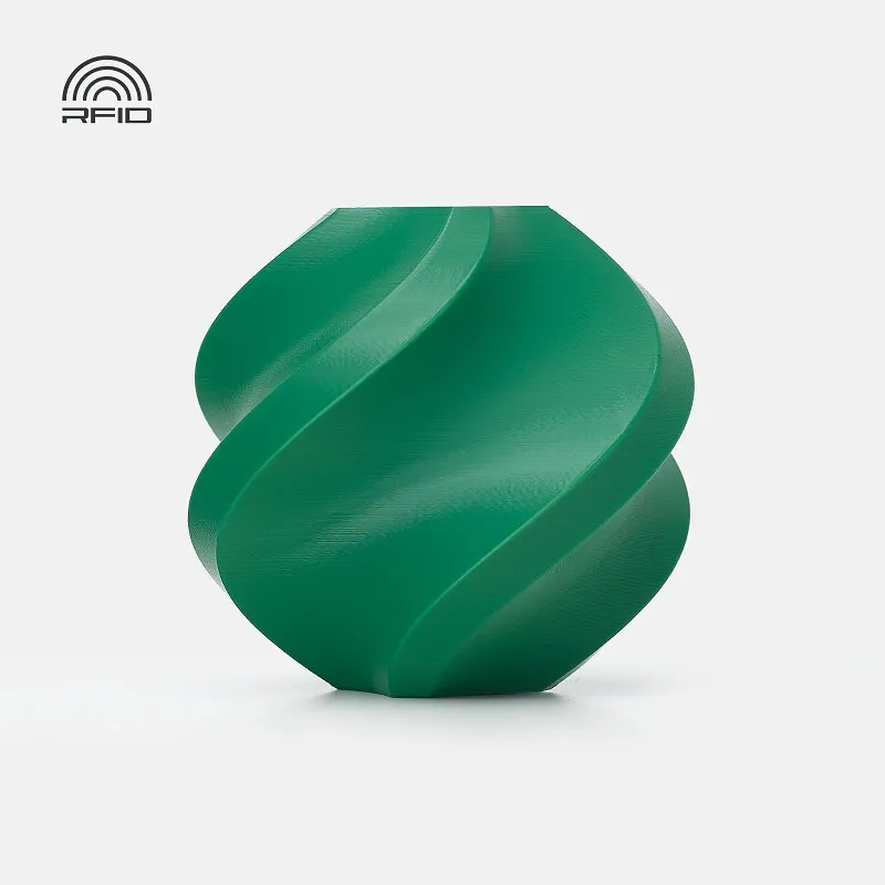 [PLABM0121] Bambu Lab PLA Basic Mistletoe Green(10502) Filament-1KG -1.75- Refill Pack Without Spool