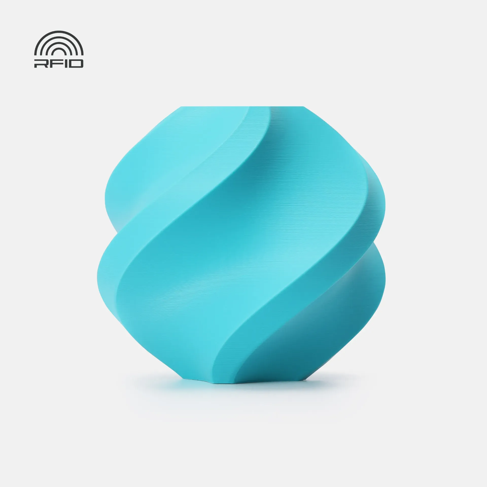 [FLBM0123] Bambu Lab PLA Basic Filament-1KG -1.75- Turquoise(10605)-Refill Pack Without Spool