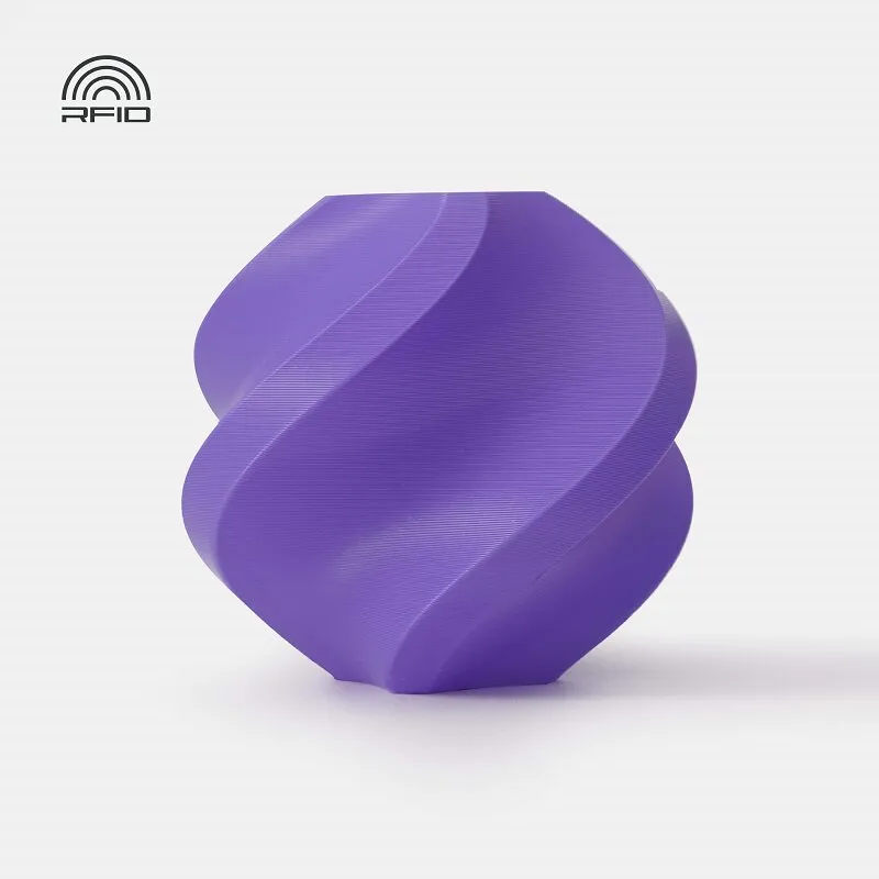 Bambu Lab PLA Basic Purple(10700) Filament-1KG -1.75- Refill Pack Without Spool