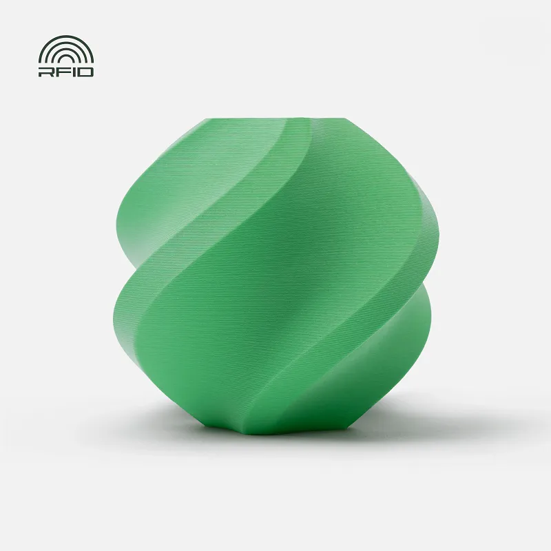 [FLBM0214] Bambu Lab PLA Matte Filament-1KG -1.75- Grass Green (11500)-with Reusable Spool