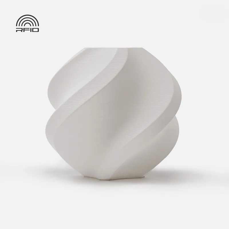 [PLABM0302] Bambu Lab PLA Matte Ivory White(11100) Filament-1KG -1.75- Refill Pack Without Spool