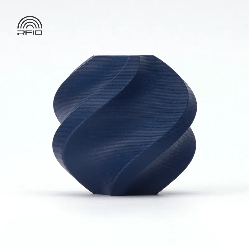 Bambu Lab PLA Matte Dark Blue (11602) Filament-1KG -1.75- Refill Pack Without Spool