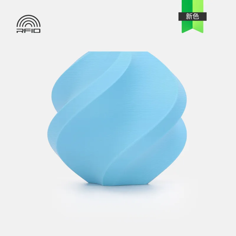 [FLBM0318] Bambu Lab PLA Matte Filament-1KG -1.75- Sky Blue (11603)-Refill Pack Without Spool