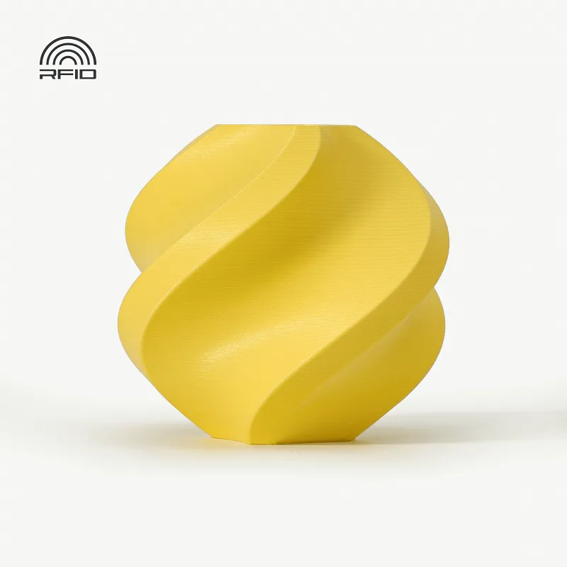 [FLBM0305] Bambu Lab PLA Matte Filament-1KG -1.75- Lemon Yellow(11400)-Refill Pack Without Spool