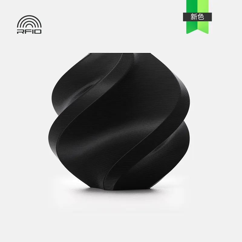 [FLBM1101] Bambu Lab PETG Basic Filament-1KG -1.75- Black(30105)-Refill Pack Without Spool