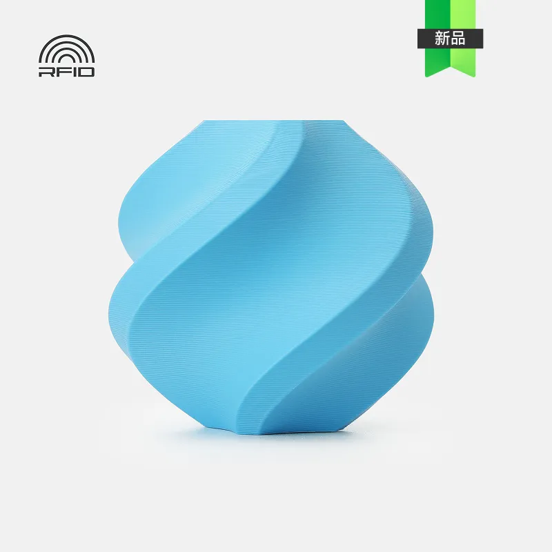 [PLABM0606] Bambu Lab PLA Lite Cyan(16600) Filament-1KG -1.75- with Reusable Spool