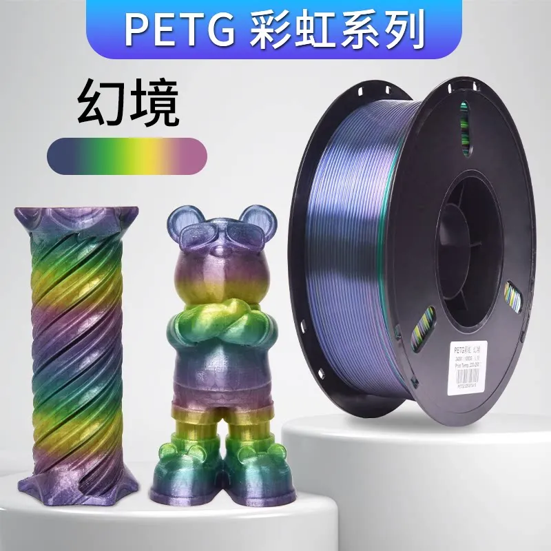 Lanbo PETG Rainbow Dreamland Filament-1KG -1.75- With Spool
