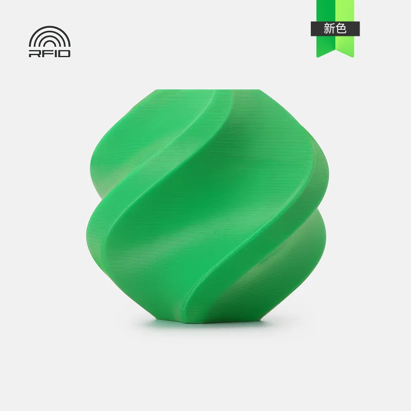 Bambu Lab PETG Basic Green(30502) Filament-1KG -1.75- with Reusable Spool