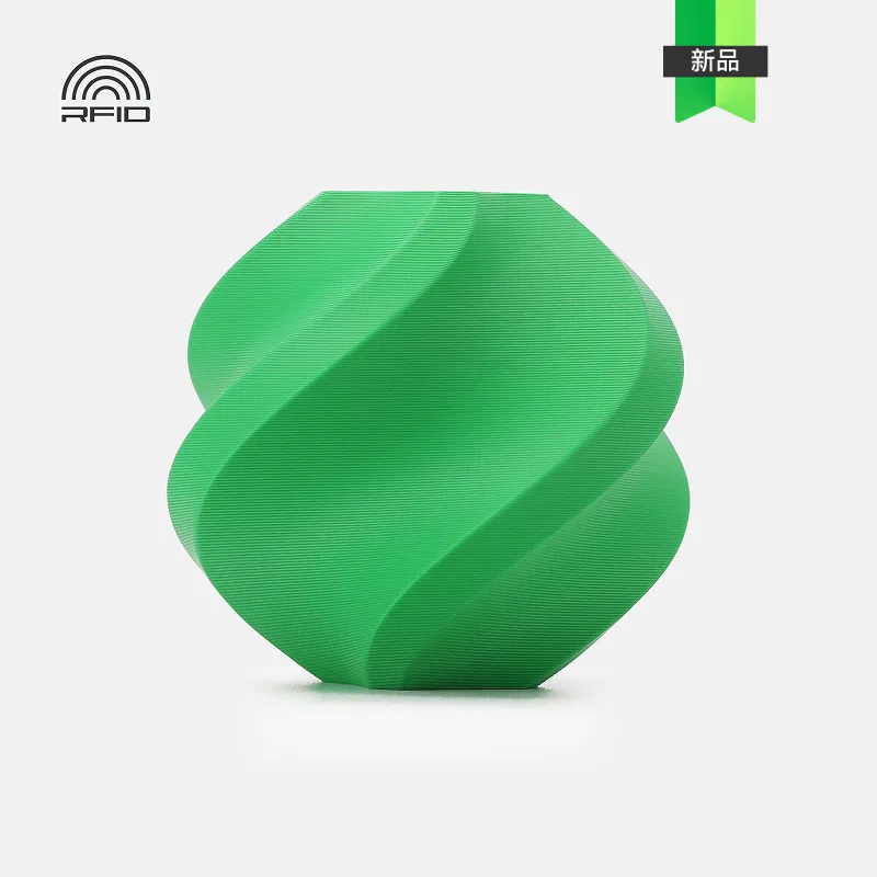 Bambu Lab PLA Lite Green(16501) Filament-1KG -1.75- with Reusable Spool