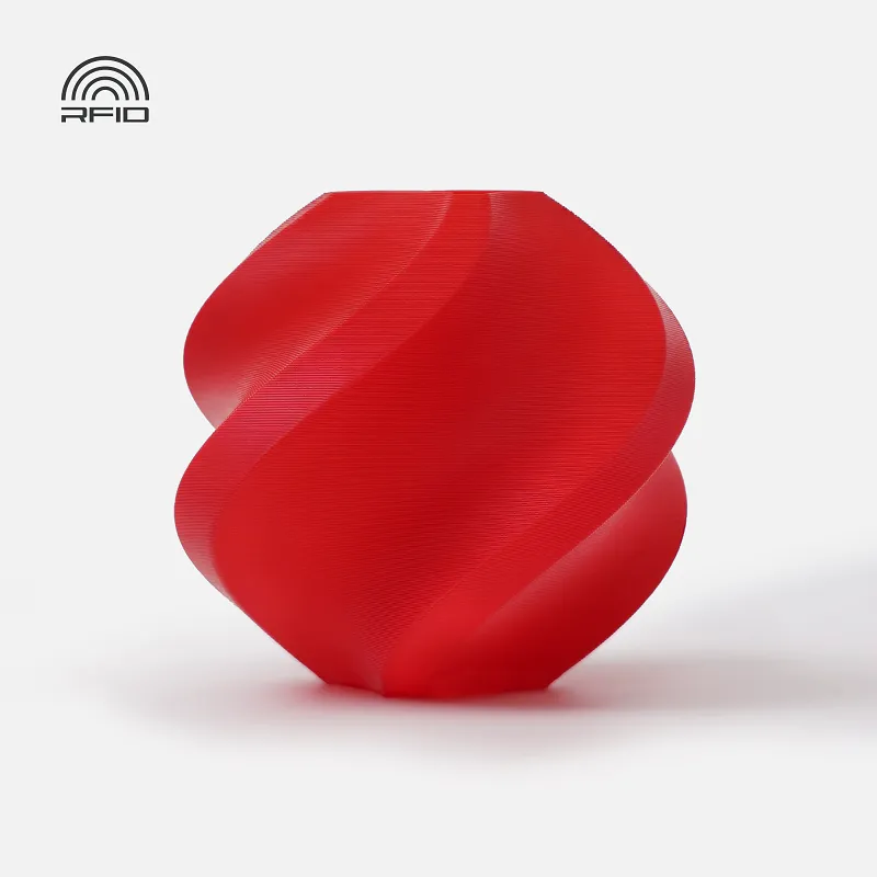 Bambu Lab ABS Red(40200) Filament-1KG -1.75- with Reusable Spool
