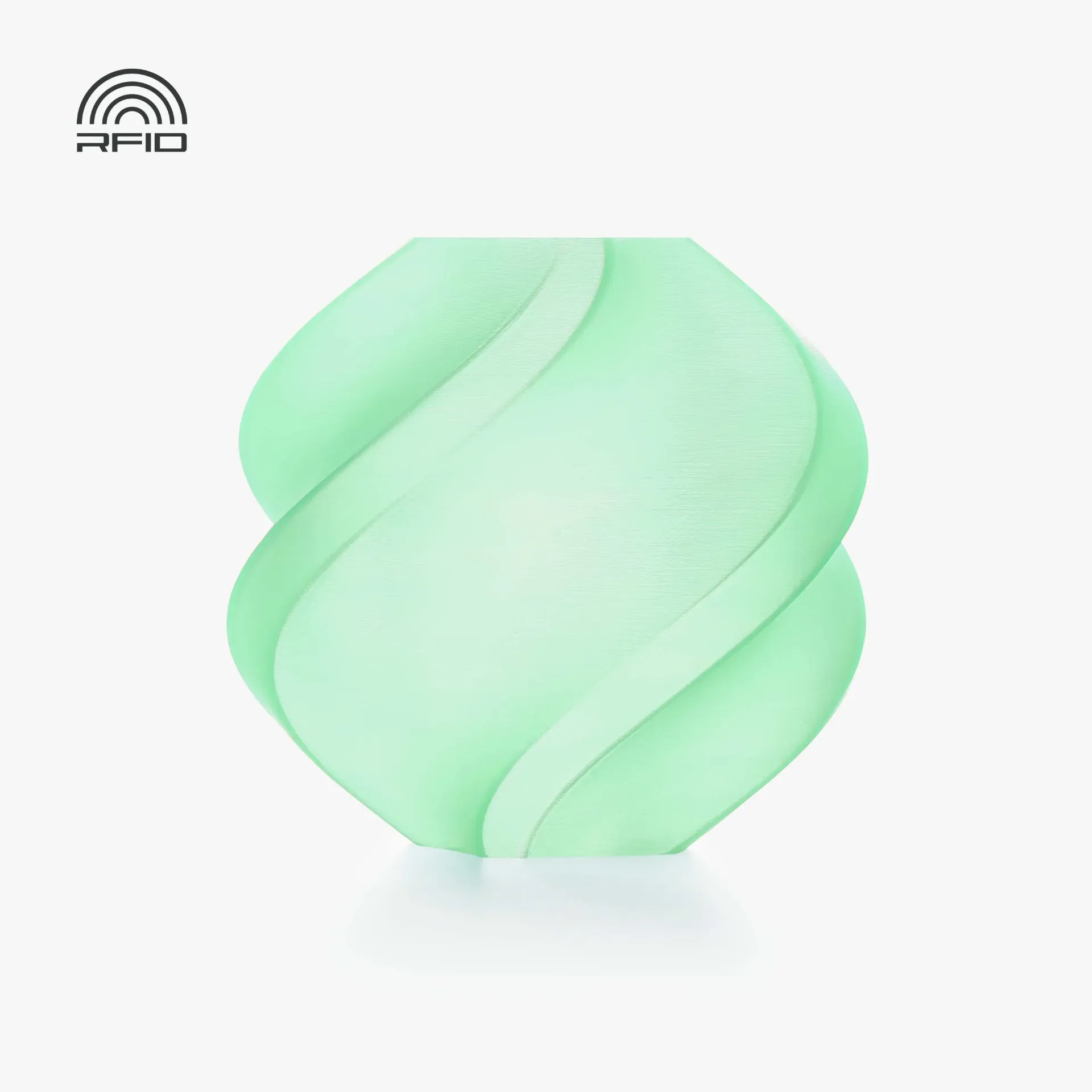 Bambu Lab PLA Translucent Light Jade (13510) Filament-1KG -1.75- with Reusable Spool