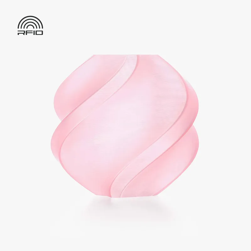 Bambu Lab PLA Translucent Cherry Pink (13211) Filament-1KG -1.75- with Reusable Spool