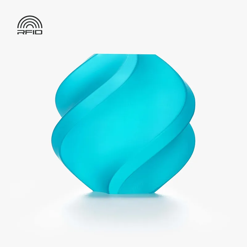 Bambu Lab PLA Translucent Teal(13612) Filament-1KG -1.75- with Reusable Spool