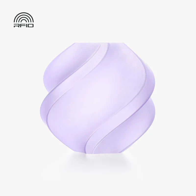 Bambu Lab PLA Translucent Lavender (13711) Filament-1KG -1.75- with Reusable Spool