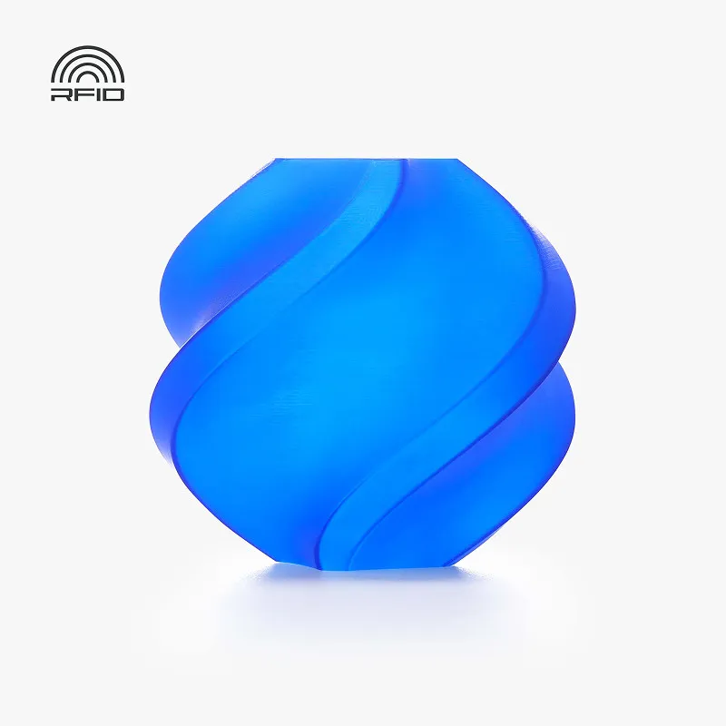 Bambu Lab PLA Translucent Blue(13611) Filament-1KG -1.75- with Reusable Spool