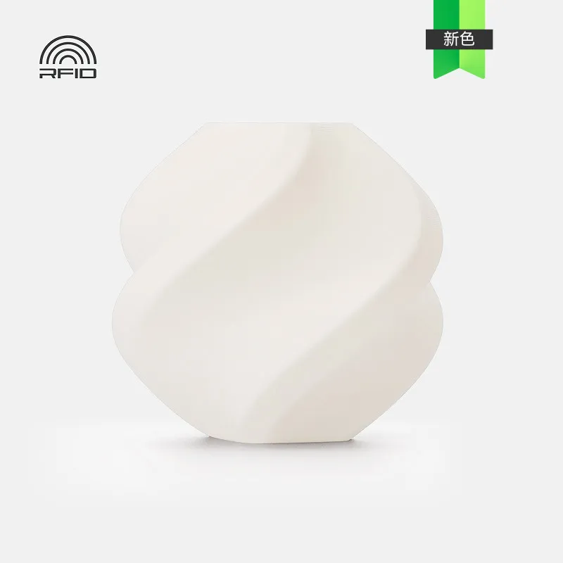 Bambu Lab PLA Tough+ White (12107) Filament-1KG -1.75- with Reusable Spool