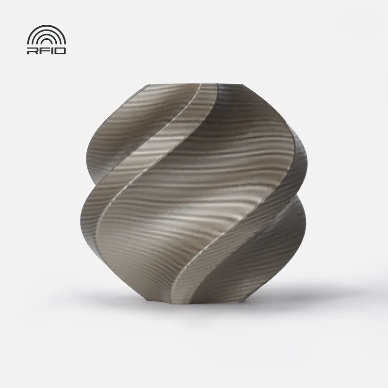 Bambu Lab PLA Metal Iridium Gold (13400) Filament-1KG -1.75- with Reusable Spool