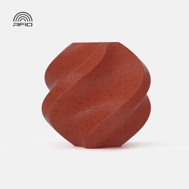 Bambu Lab PLA Marble Red (13201) Filament-1KG -1.75- with Reusable Spool