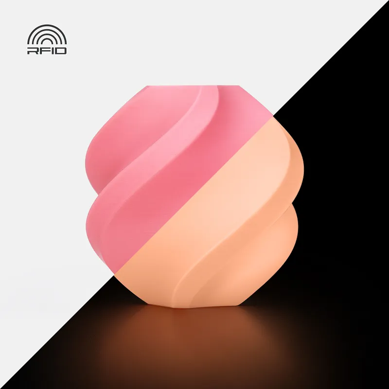 Bambu Lab PLA  Glow Pink (15200) Filament-1KG -1.75- with Reusable Spool