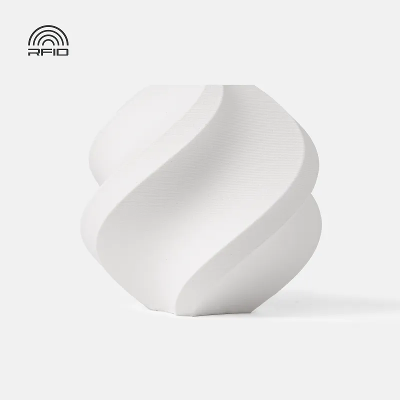 Bambu Lab PLA Aero White (14102) Filament-1KG -1.75- with Reusable Spool