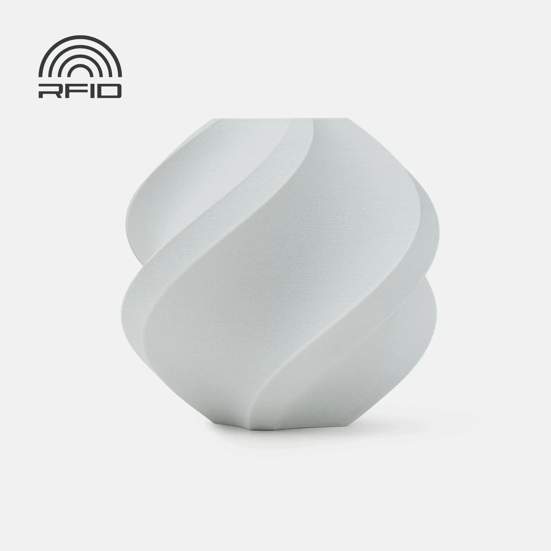 Bambu Lab PLA Aero Gray (14104) Filament-1KG -1.75- with Reusable Spool
