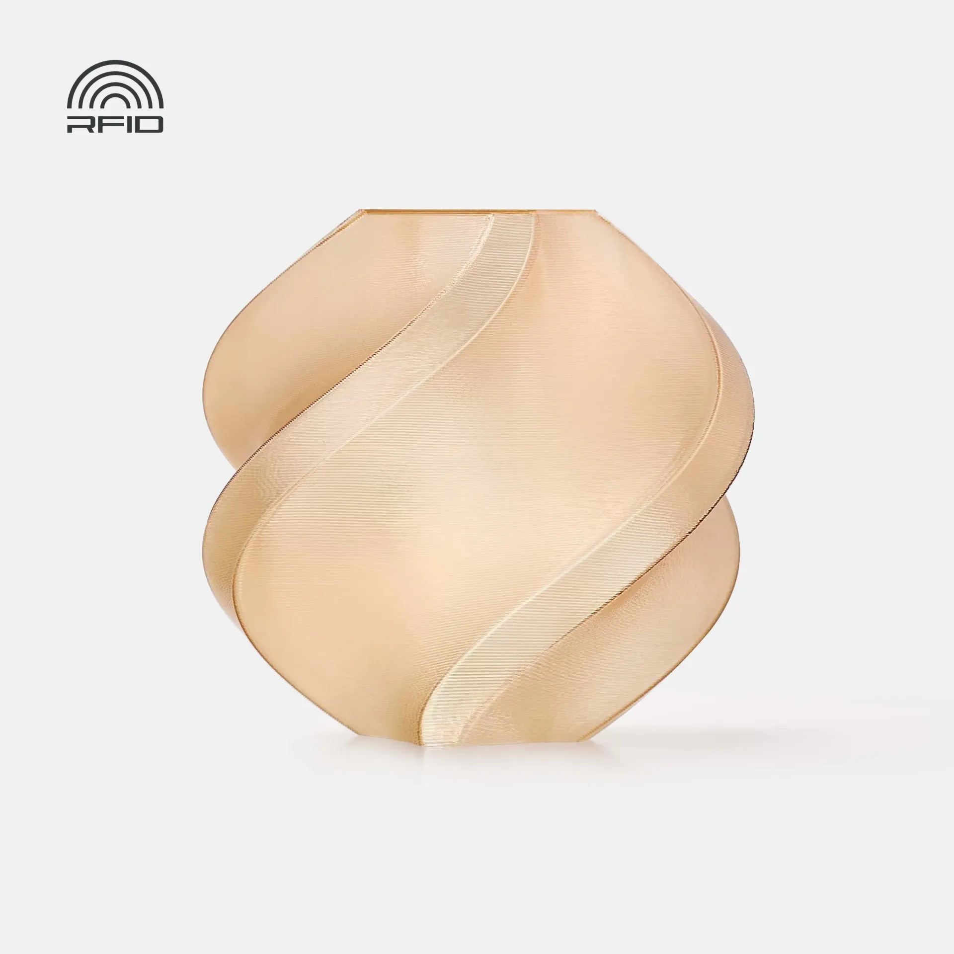 Bambu Lab PETG Translucent Brown (32800) Filament-1KG -1.75- with Reusable Spool