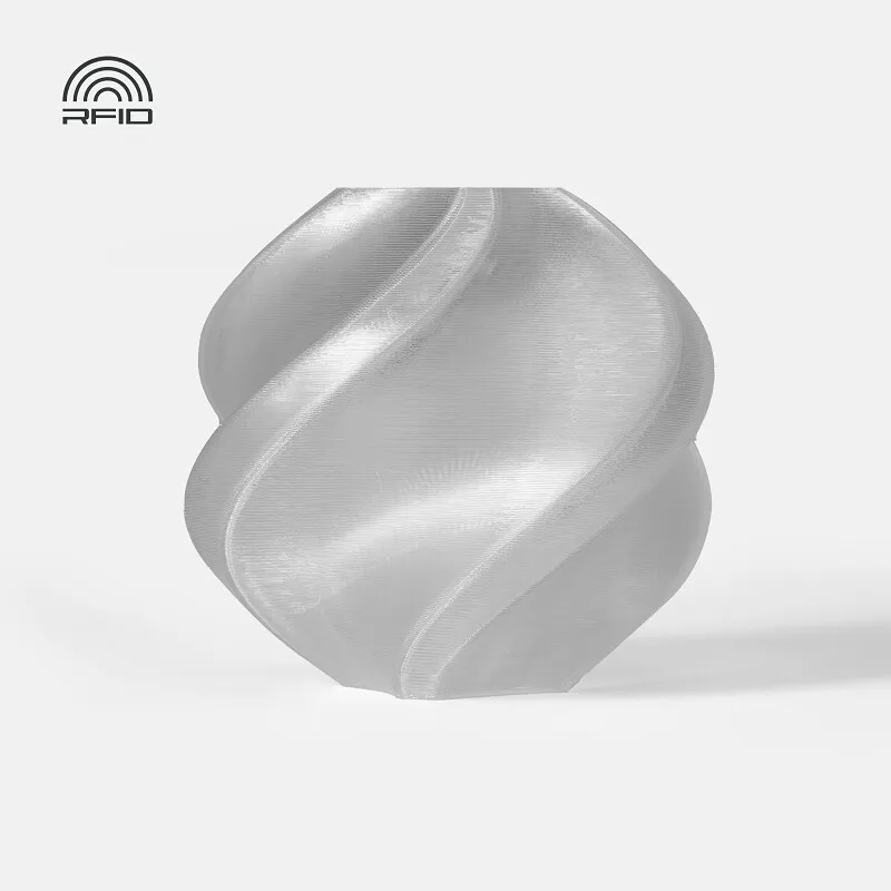 Bambu Lab PETG Translucent Clear (32101) Filament-1KG -1.75- Refill Pack Without Spool
