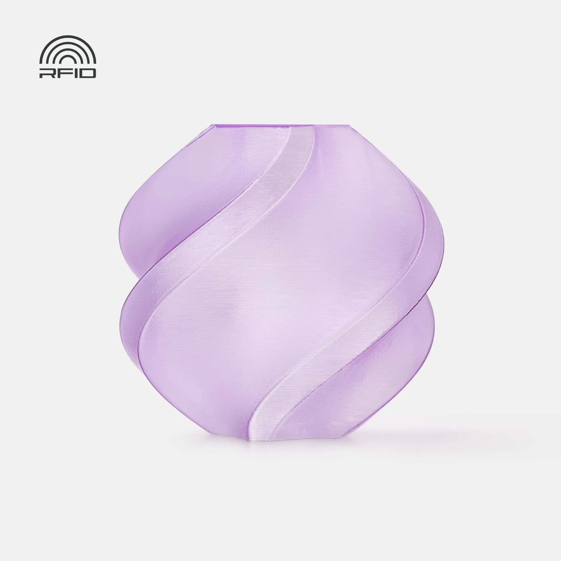 Bambu Lab PETG Translucent Purple (32700) Filament-1KG -1.75- Refill Pack Without Spool