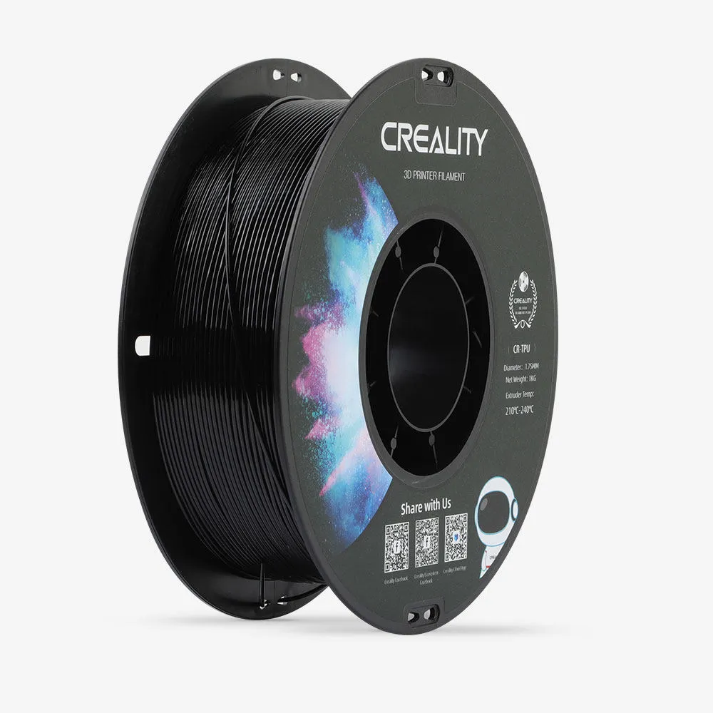 [FLCR5001] Creality CR-TPU Filament-1KG -1.75-Black-With Spool
