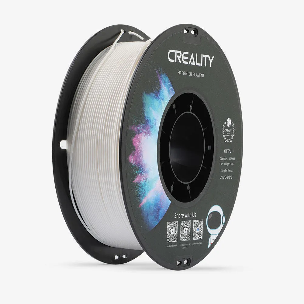 [TPUCR0002] Creality CR-TPU Filament-1KG -1.75-White-With Spool