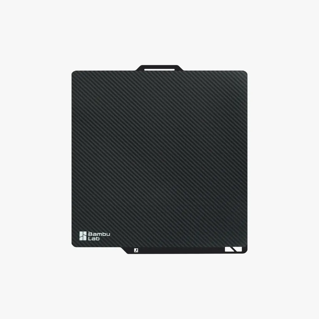 [PLTBM0103] Bambu 3D Effect Plate -Carbon Fiber 256*256mm for A1/X1C/X1E/P1S/P1P/P2S