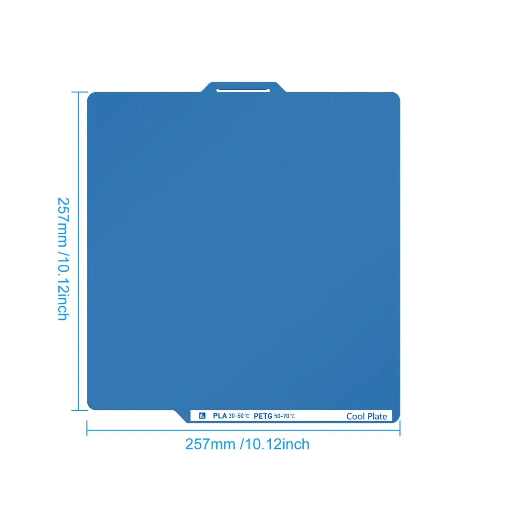[PLTKJ0004] Cool Plate (SuperTack)  257*257mm Compatible with Bambu Lab X1C / X1E / P1S / P1P / A1