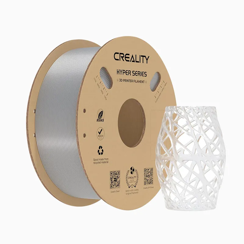 [PTGCR0208] Creality Hyper PETG Filament-1KG -1.75-Transparent-With Spool