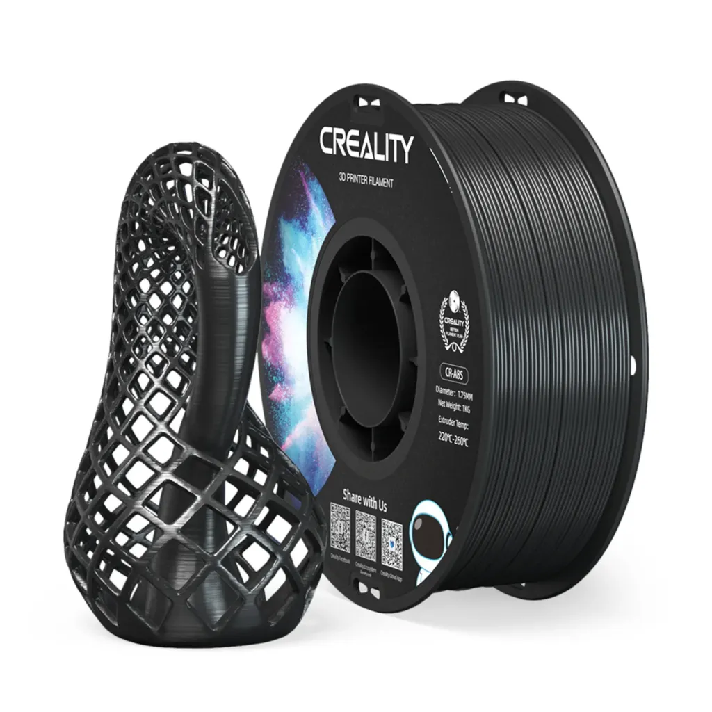 [FLCR5201] Creality CR-ABS Filament-1KG -1.75-Black-With Spool