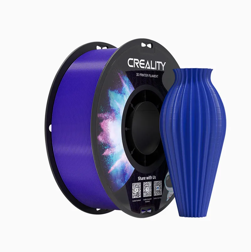 [FLCR1008] Creality CR-PETG Filament-1KG -1.75-Transparent Blue-With Spool