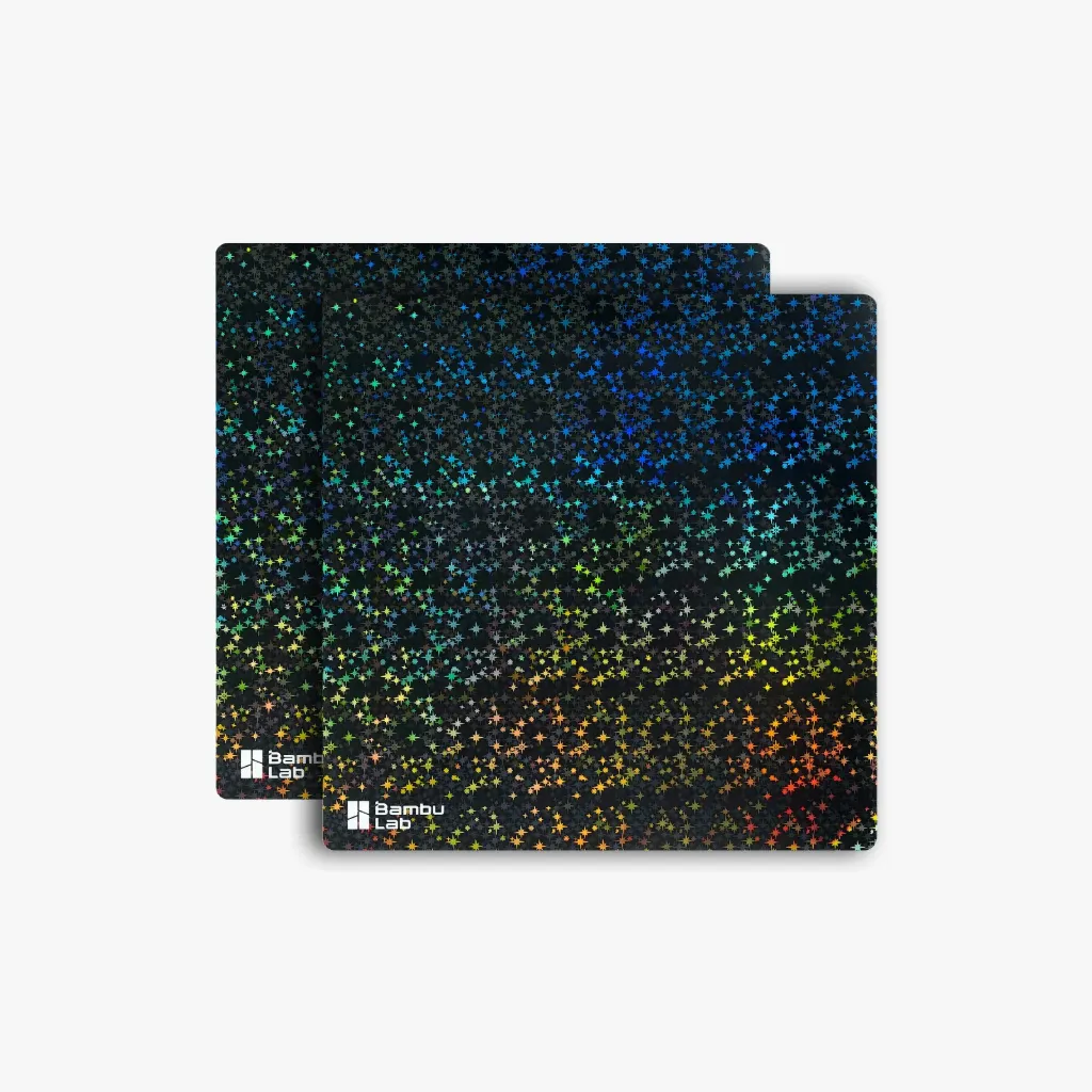 Bambu 3D Effect Plate Replacement Film (Film x2)-Galaxy  for A1 Mini
